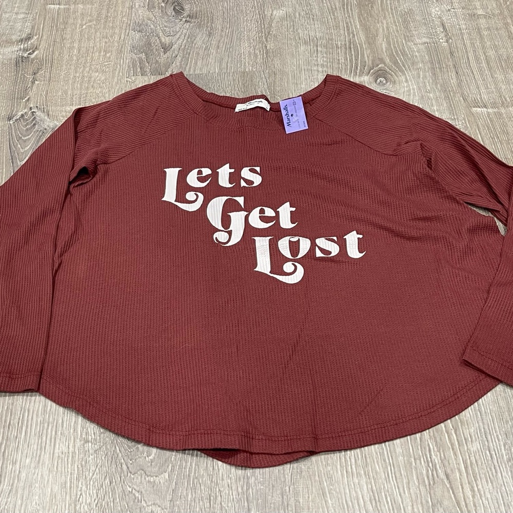New 35mm Clothing Shirt XS Let’s Get Lost Shirt C13